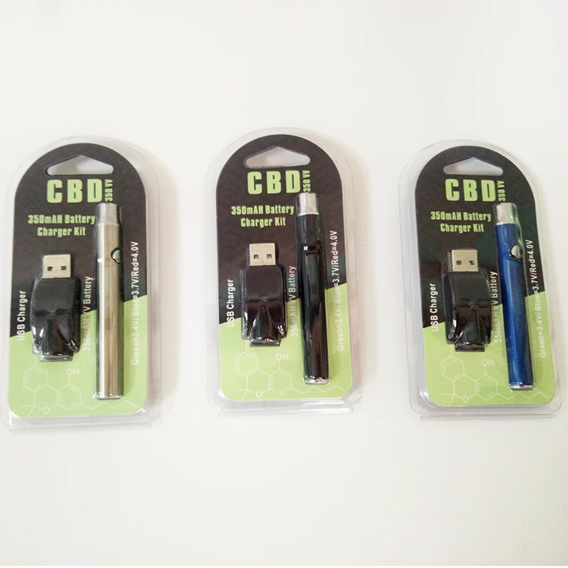 

New 510 Thread Battery 350 mah Oil Vape Cartridge E-cigarette CBD Vape Pen Battery 510 Vape Pen Variable Voltgge 510 Battery, Black;blue;silver;white;red