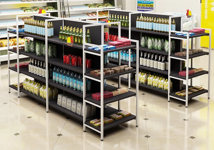 Hot Sale Modern Wood Supermarket Retail Display Shelf Buy Supermarket