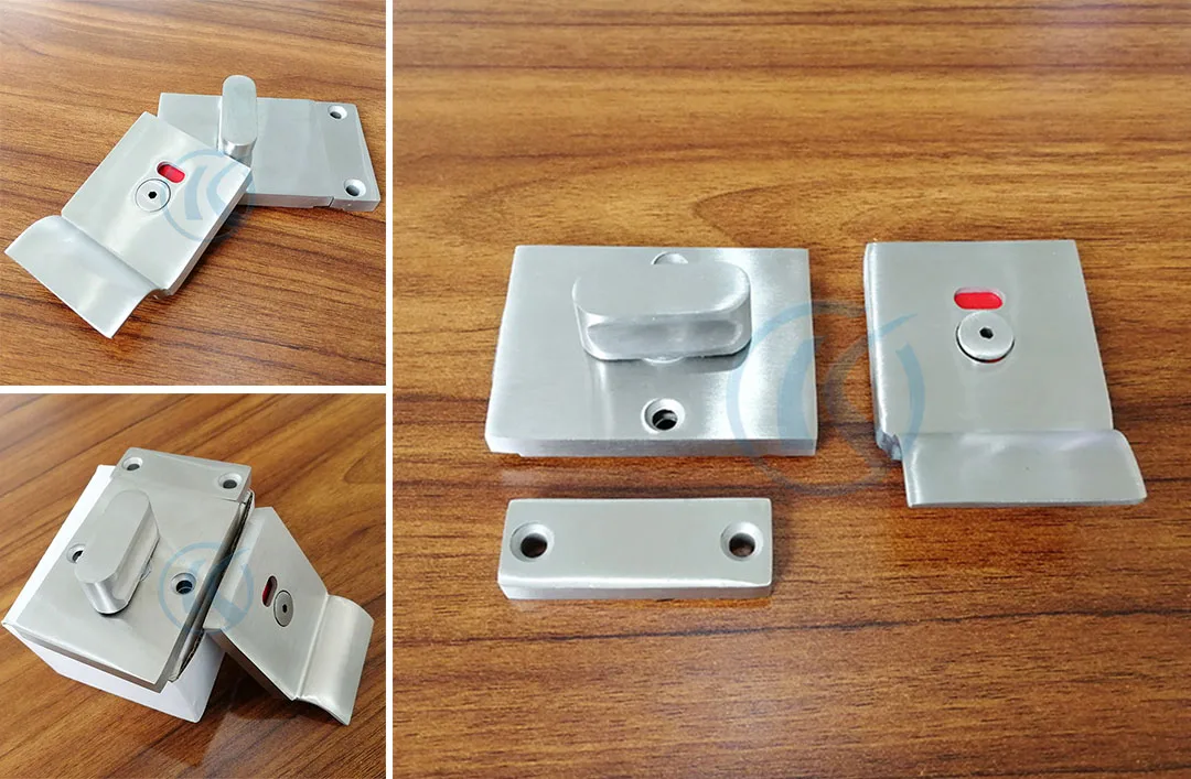 Factory Cheap Price Black Plastic Nylon Toilet Cubicle Indicator Locks