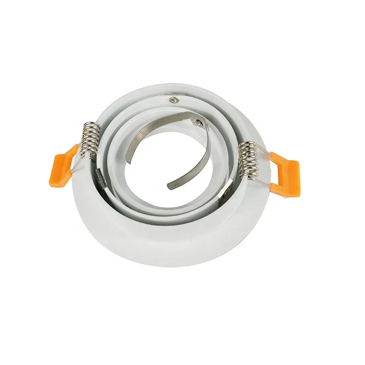 
Easy replacement tiltable light frame Gu10 spotlight frame round 