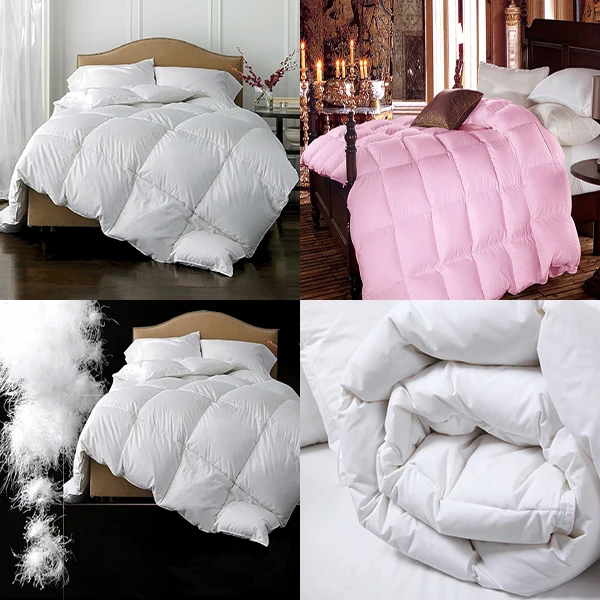 Luxury Soft And Warm Duck Feather Down And Goose Feather Blanket Buy