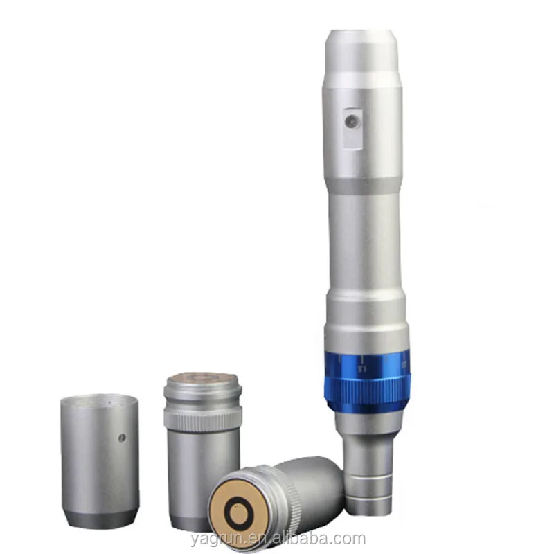 

Yagrun Dr Pen A6 Wrinkle Removal Skin Lifting Electric Dermapen With 3 batteries, Pink/blue