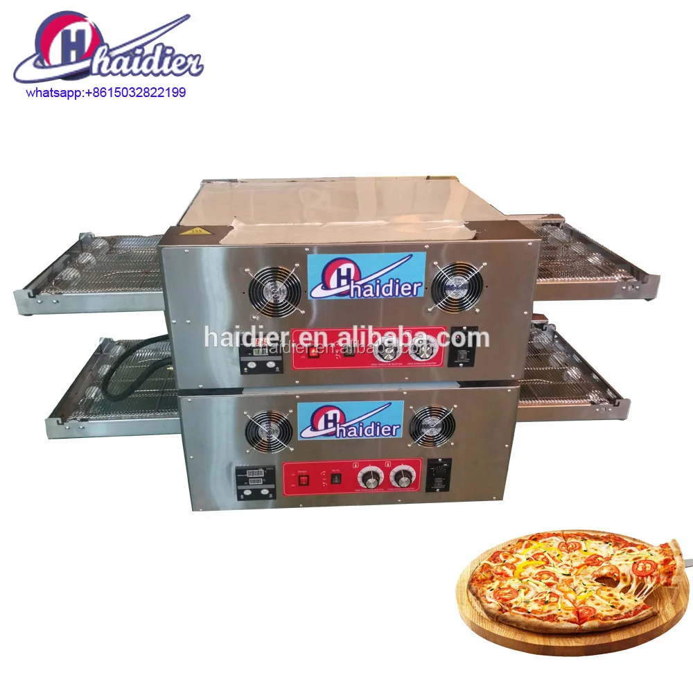 220v Electric Industrial Infrared Heating Conveyor Pizza Oven For Sale