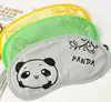 Panda Printed Plain Cotton Fabric Travelling Light Cheap Eye Masks
