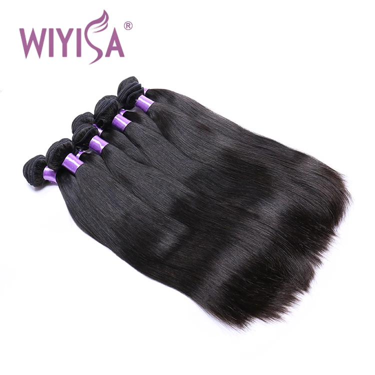 

Wholesale Price Silky Straight 100% Raw Unprocessed Virgin Human Hair Full Cuticule Hair Bundles