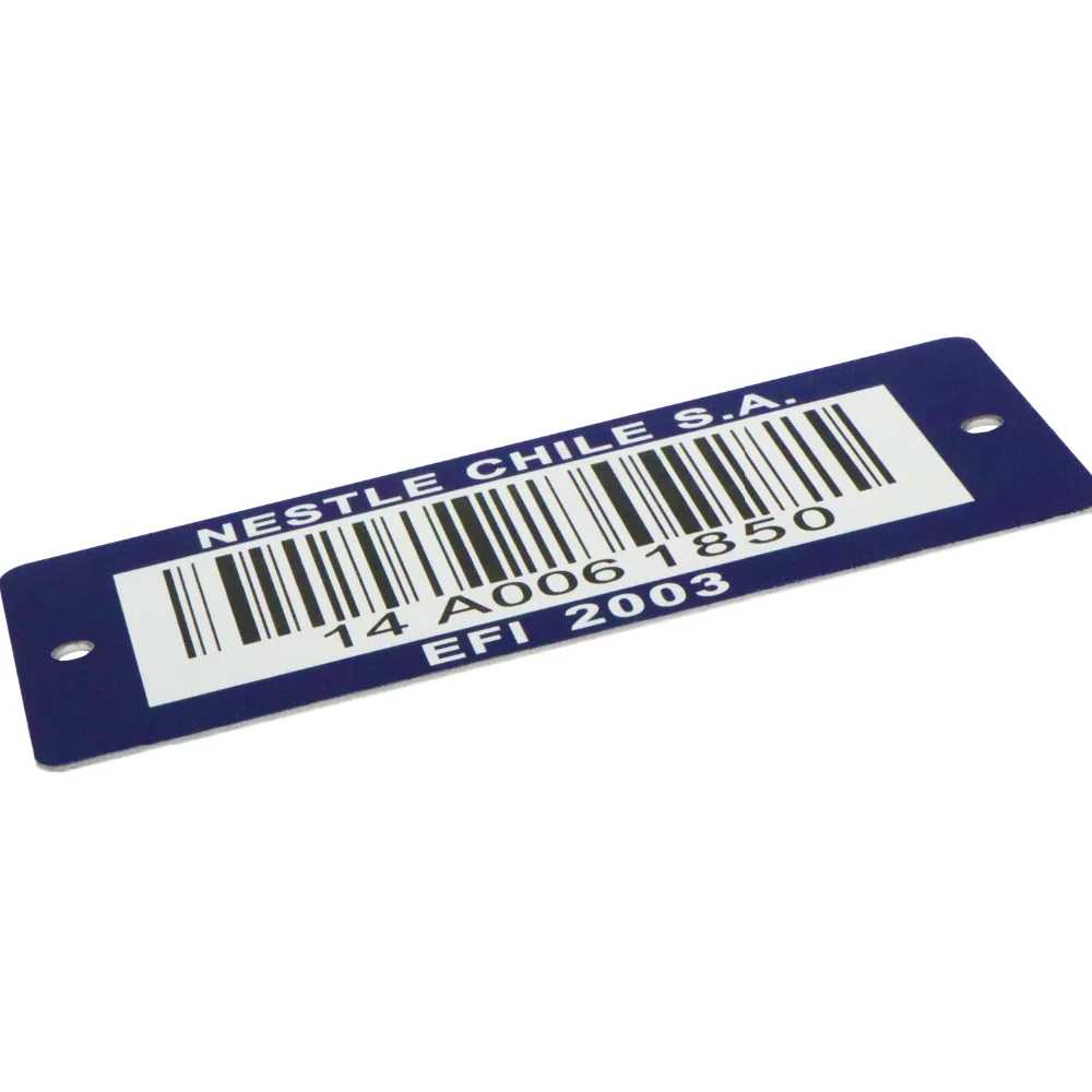 Custom Aluminum Metal Label Asset Tag - Buy Asset Tag,Label Metal Tag