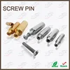metal brass nut bolts live line pin socket part screw machined connector power cord terminal