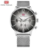 Custom Your Logo Classic Wrist Watches Men Women Mesh Strap Quartz Alloy OEM Watches