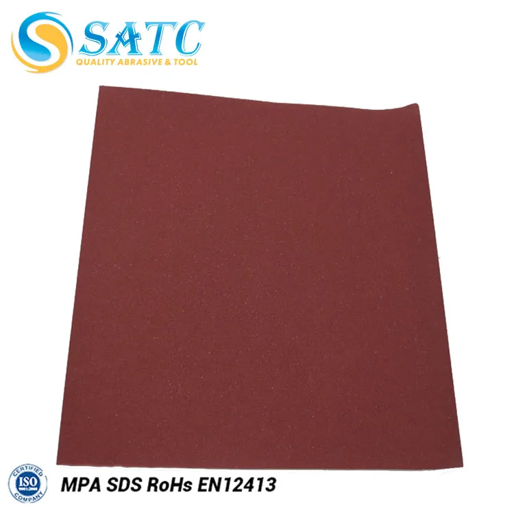 93mmx230mm Aluminum Oxide Abrasive Wall Polishing Sand Paper 1000pcs