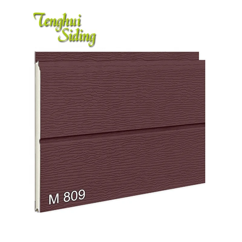 
Metal cladding wooden grain exterior wall insulated decorative board price. 