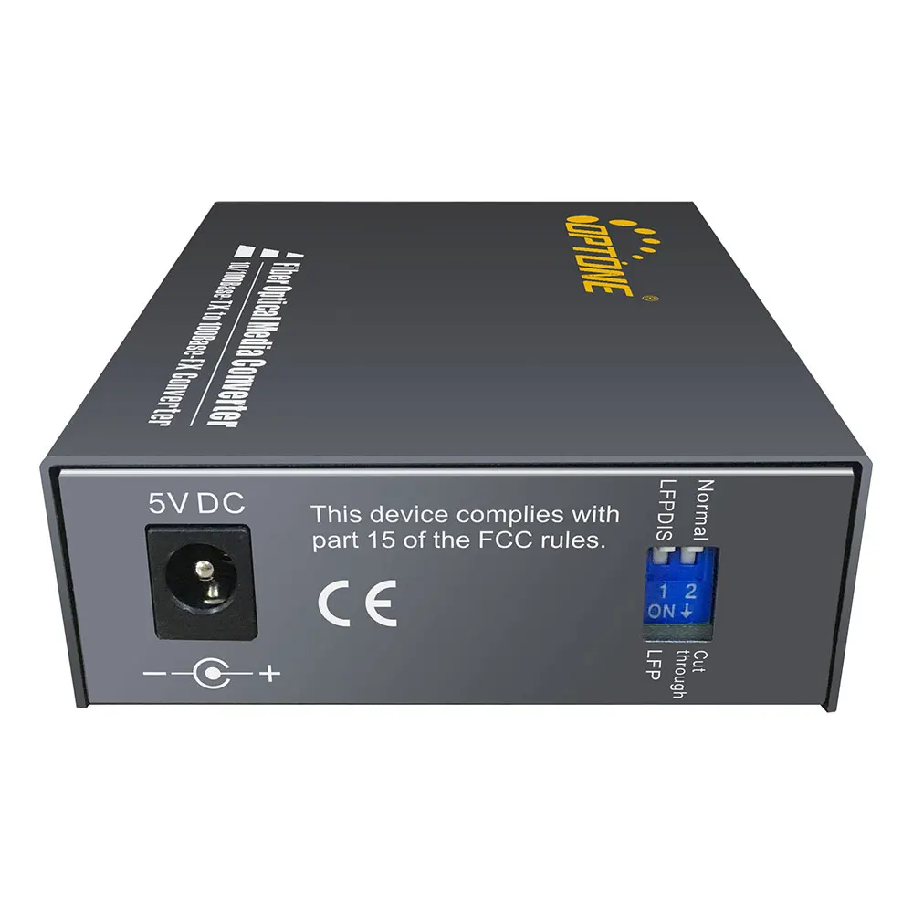 1000base-fx To 10/100/1000base-tx 80km 1550nm Gigabit Media Converter ...