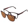 Women Mens Polarized Clip On Sunglasses Driving Day Ultem Frame Magnetic Lens Optical Frame