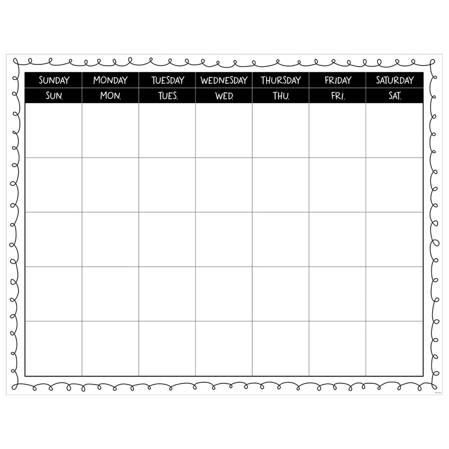 Depo Calendar Chart