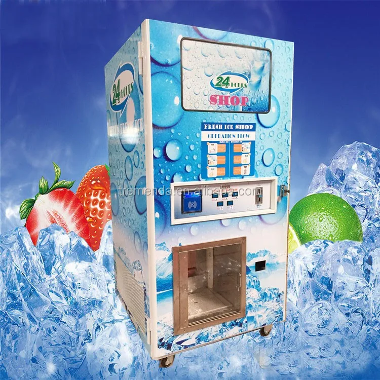 Selfservice Ice Vending Machine /ice Vending Machine With Auto Bagging