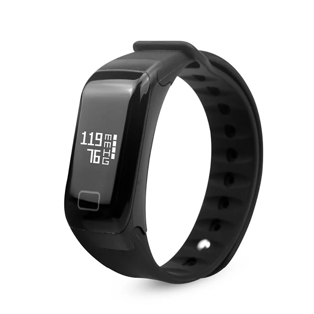 

2018 Amazon hot selling smart bracelet band fitness tracker with heart rate monitor, Black;red;blue