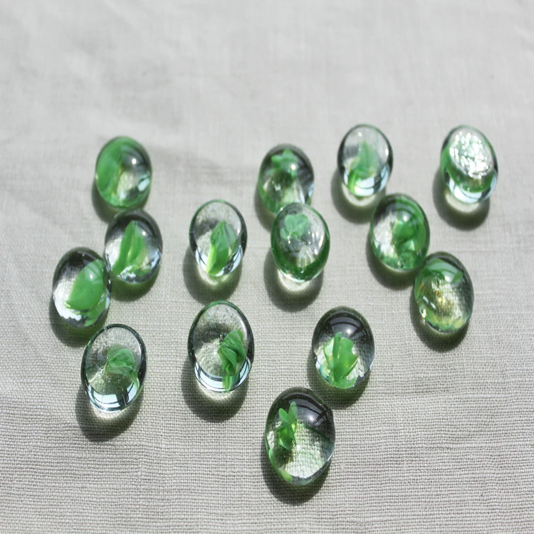clear flat glass marbles