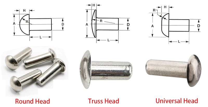 Customized Aaa Quality Various Dimensions Solid Rivets For Aircraft ...