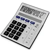 Office desktop business sound led display calculator