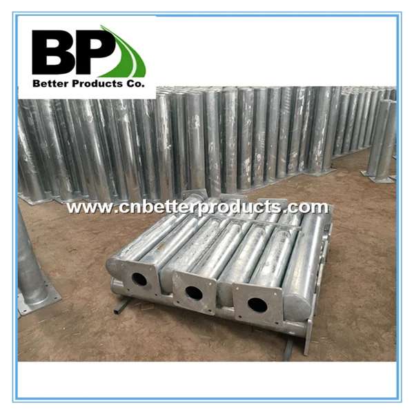 Security steel pipe bollards