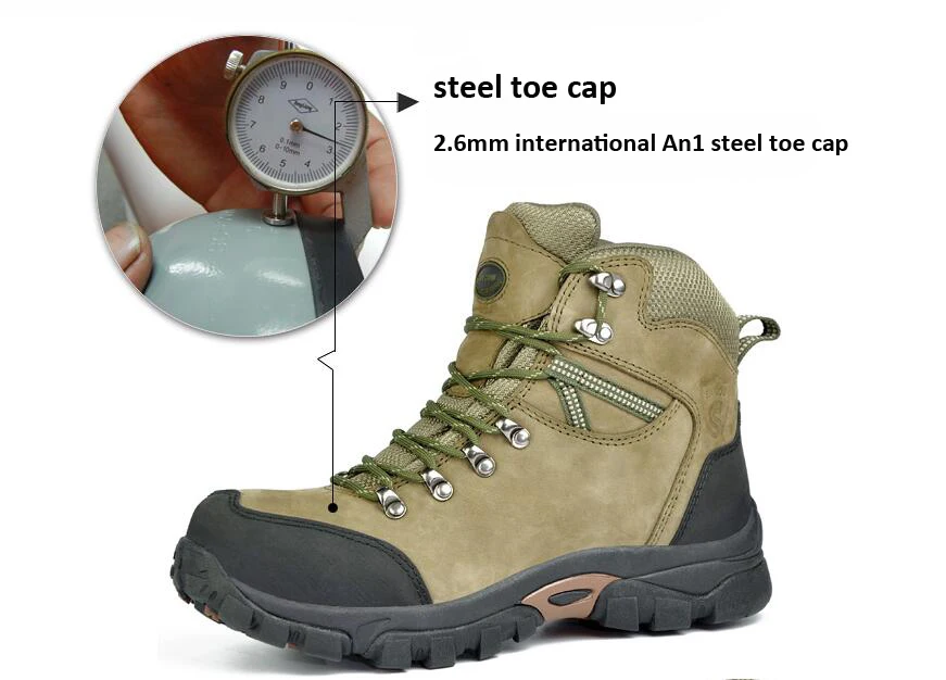 high heel steel cap boots