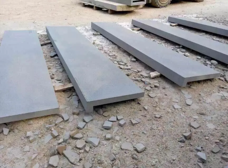 Limestone Swimming Pool Toping Slabs with Edges Carving