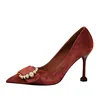 Cheapest factory price women high heels stiletto women' s job shoes