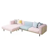 Sofa Manufacturer Modern Corner Couch Living Room Furniture Fabric Sofa Three Seater For Promotion