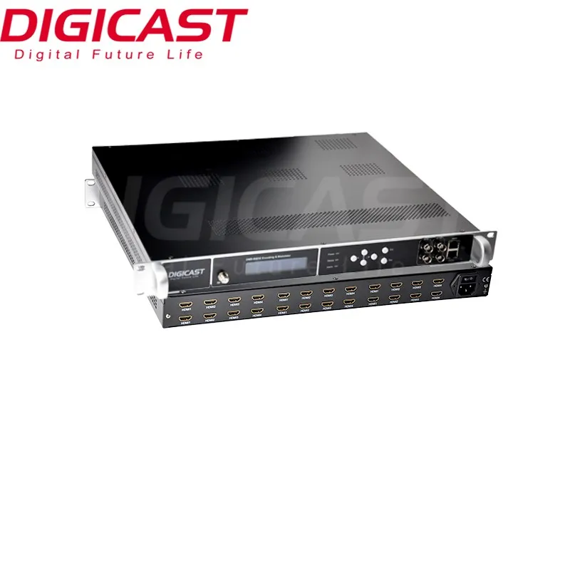 

DIGICAST for Hotel TV Solution DMB-9581E 12/16/20/24 Channel H.264 HD Encoder Modulator 4/8 RF DVB-T