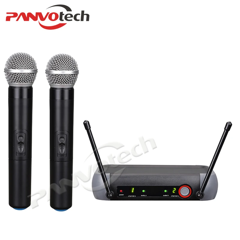 

Panvotech Professional Shure Wireless Microphone Singer Use Wireless Stage Microphone With Long Working Range PU-607