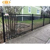 Good looking direct supplier black tubular steel fence