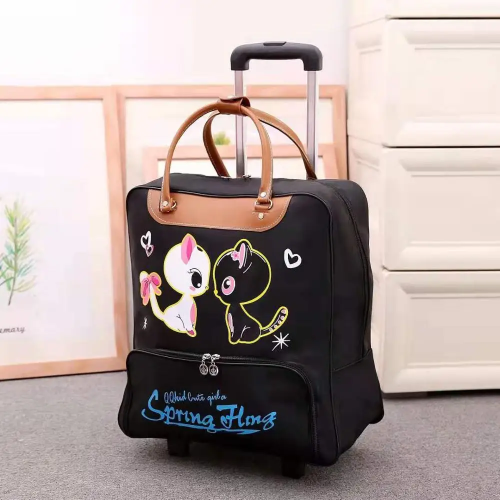 

Manufacturers supply large trolley bag travel trolley travel bag boarding universal wheel one-way wheel trolley ladies