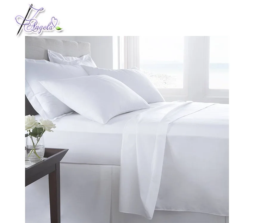 250tc Bag Style Sateen Dubai Duvet Cover Sets Bed Sheet Set White