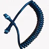 5pin aviation plug PU/PVC electric screw driver cable coiled cable