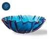 New Products High Light Transparent Shell Shape Italian Bathroom Tempered Glass Sinks