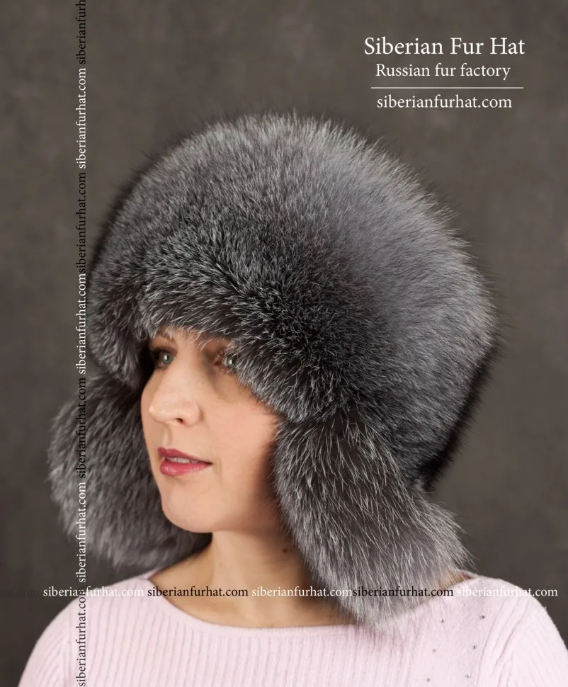 fur hat with flaps