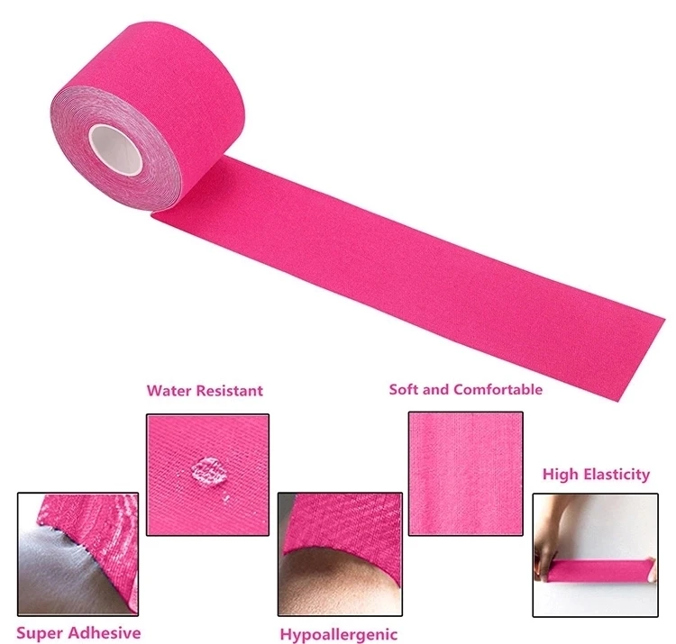 Waterproof Sticky Athletic Tape Kinesiology Tape OEM Tape Kinesiology