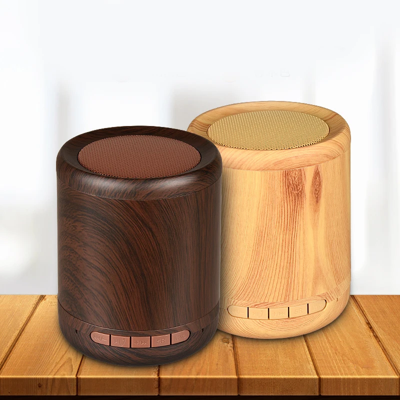High Quality Wireless Bamboo Barrel Bluetooth Speaker