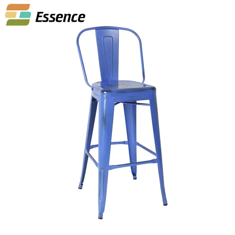 industrial metal dining stackable chair