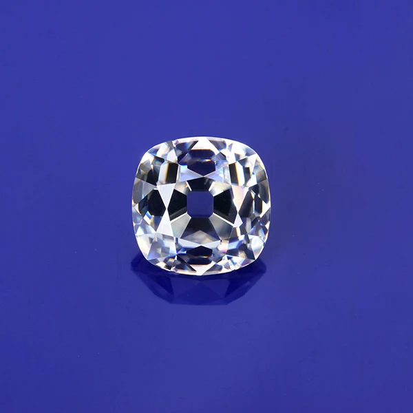 

EF Grade 3 carat VVS Antique Old Mine Cut 8.5mm Loose White Moissanite Diamond For Jewelry Ring.
