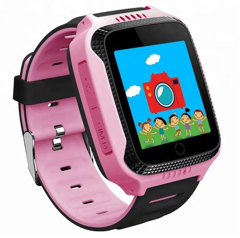 

child GPS Flashlight Camera Baby Watch touch Screen SOS Call Location kids smart watch, Blue