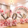 Inflatable Helium Birthday Wedding Party Letter Foil Balloon With Latex Balloon