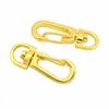 Gold Zinc Alloy Swivel Snap Hook Handbag Purse Hardware