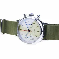 

Seagull Mechanical Sapphire Glass Chronograph Men's Wrist watch Pilot watch B-u h r Official Reissue D 304 1963