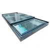 Aluminium extrusion profile skylight frame glass louvers side opening sliding mesh windows