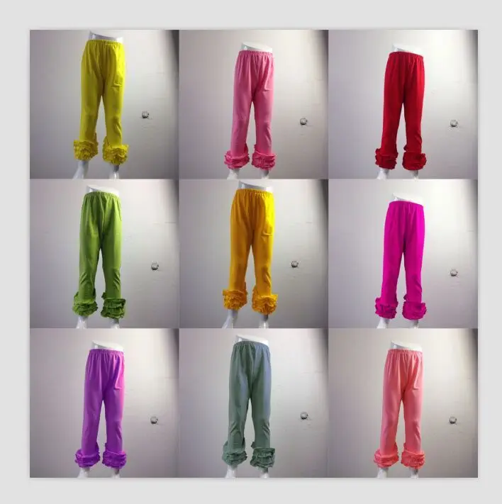 

reatil!1pcs moq sale!sample link!check quality great fabric material !Wholesale Cheap Girls Ruffle Icing Pants