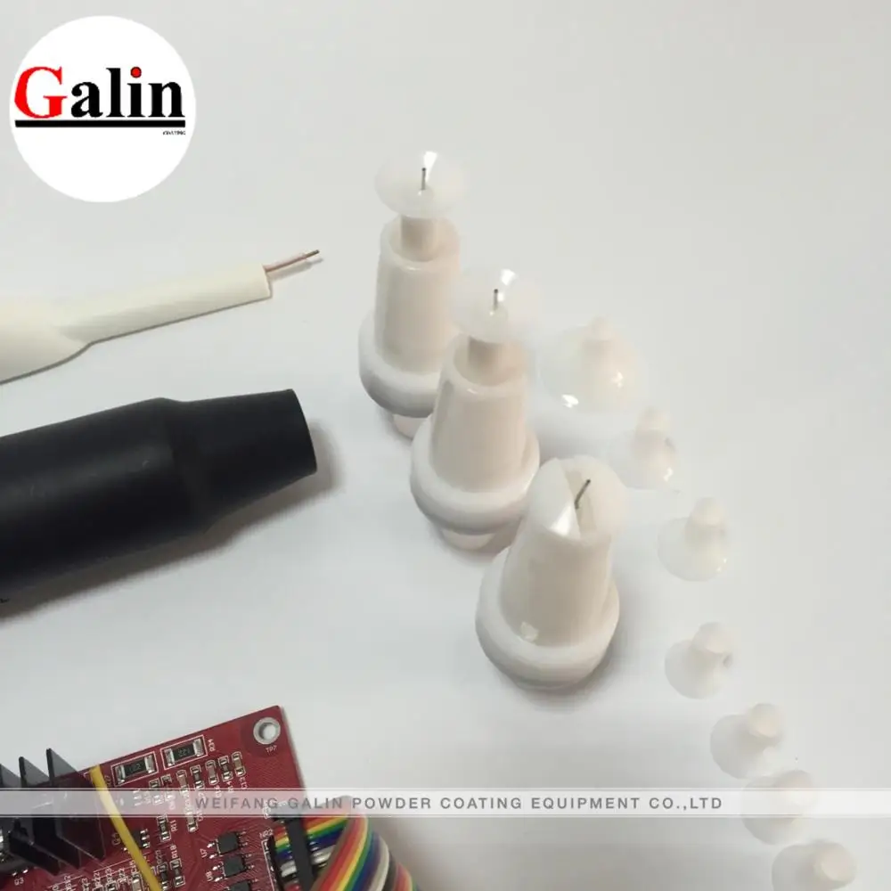 Electrostatic Powder coating machine manual spray gun with cascade and PCB