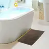 Bathroom Hand Made Shaggy Patchwork Bath Mats Rug Set