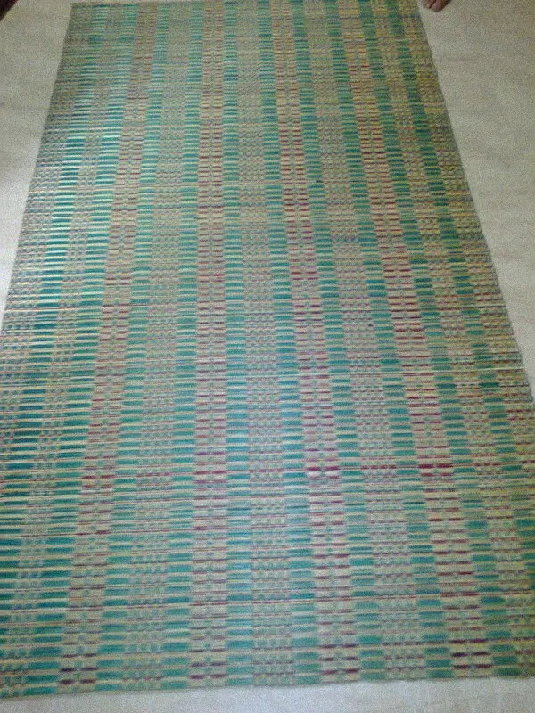 woven grass beach mat