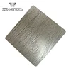 New Style1mm Etched Finish Wood Grain Stainless Steel Sheet price Decor metal panel for hotel door