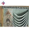 low price embroidered window living room thick heavy curtain fabric